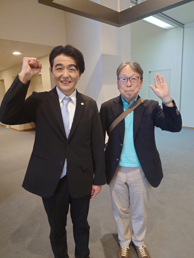 福本ヒデ氏と鈴木